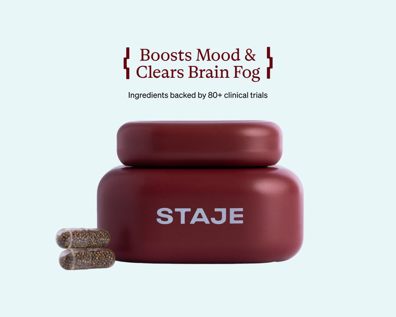 Clarity on Staje supplements that support mood and brain fog for women